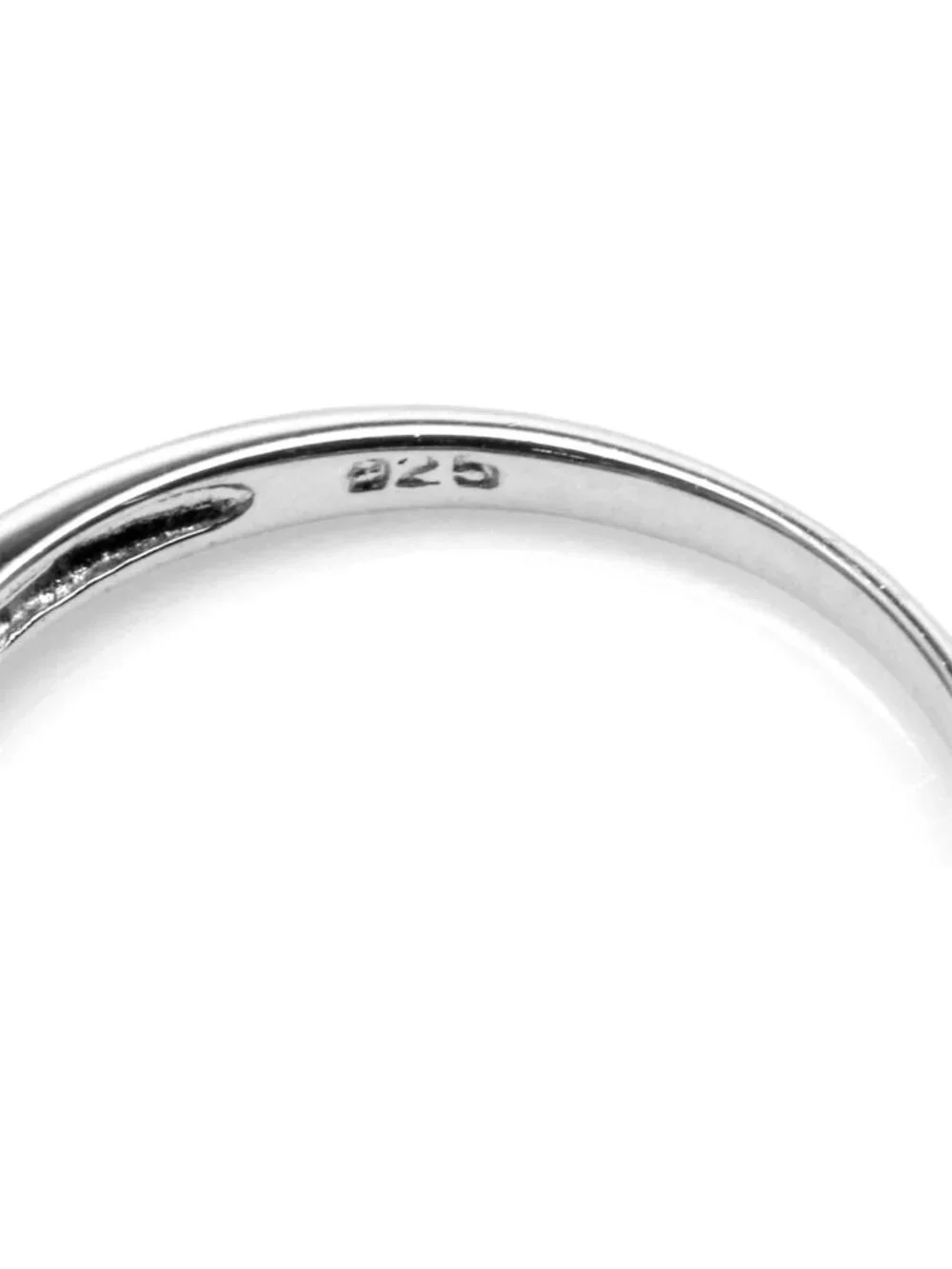 7x5mm Octagon Birthstone Ring in White/Yellow Gold Plated 925 Sterling Silver